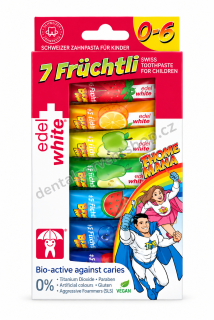 Dětské ovocné zubní pasty Edel White