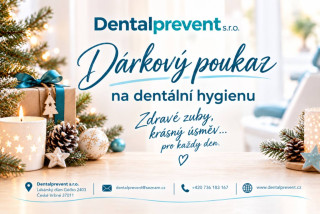 Vánoční dárkový poukaz na dentální hygienu - Pro stávající klienty